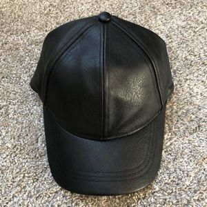 Faux Leather H&M Cap